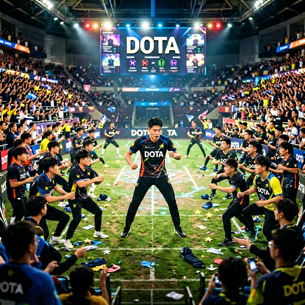 DOTA2 DPC区域联赛比赛场景